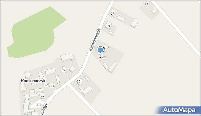 Kamionaczyk, Kamionaczyk, 25A, mapa Kamionaczyk