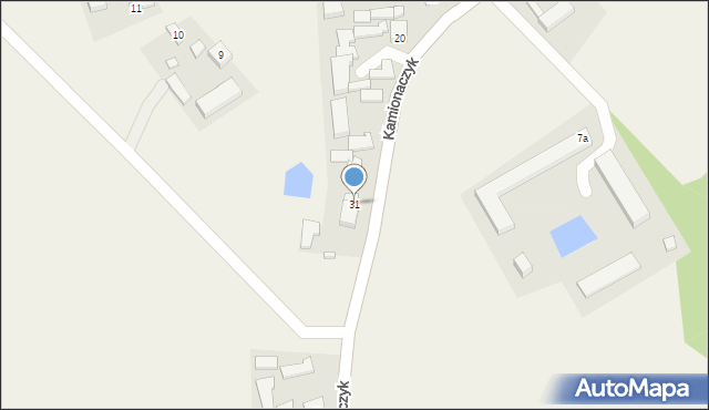 Kamionaczyk, Kamionaczyk, 31, mapa Kamionaczyk