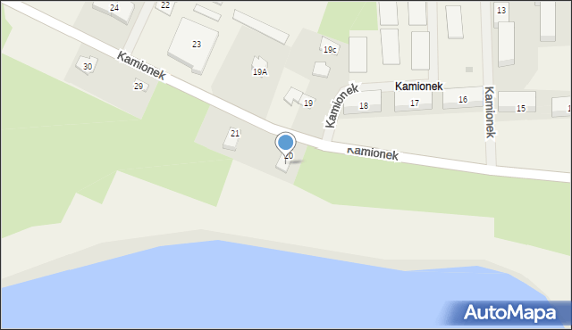 Kamionek, Kamionek, 21/1, mapa Kamionek