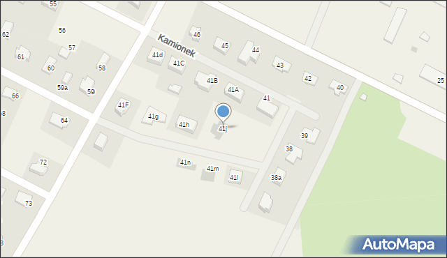 Kamionek, Kamionek, 41j, mapa Kamionek