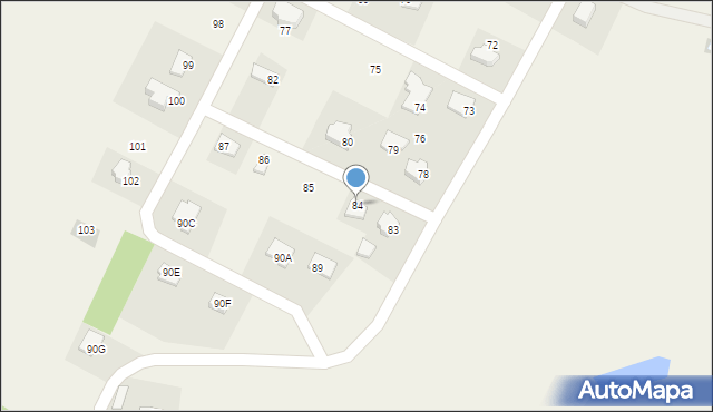 Kamionek, Kamionek, 84, mapa Kamionek