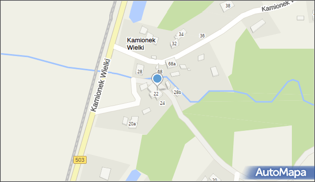 Kamionek Wielki, Kamionek Wielki, 26, mapa Kamionek Wielki