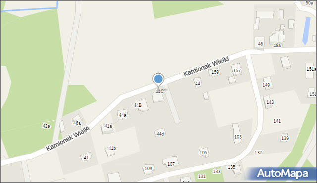 Kamionek Wielki, Kamionek Wielki, 44C, mapa Kamionek Wielki