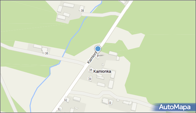 Kamionka, Kamionka, 37, mapa Kamionka