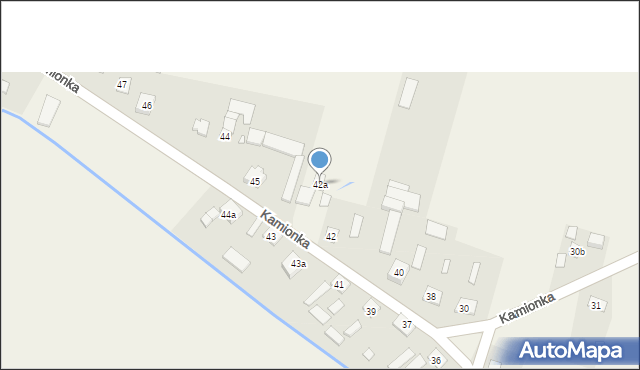 Kamionka, Kamionka, 42a, mapa Kamionka