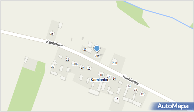 Kamionka, Kamionka, 26d, mapa Kamionka