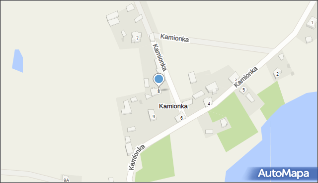 Kamionka, Kamionka, 8, mapa Kamionka