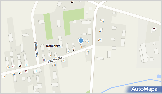 Kamionka, Kamionka, 3, mapa Kamionka