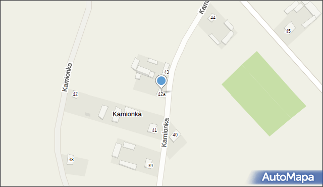 Kamionka, Kamionka, 42a, mapa Kamionka