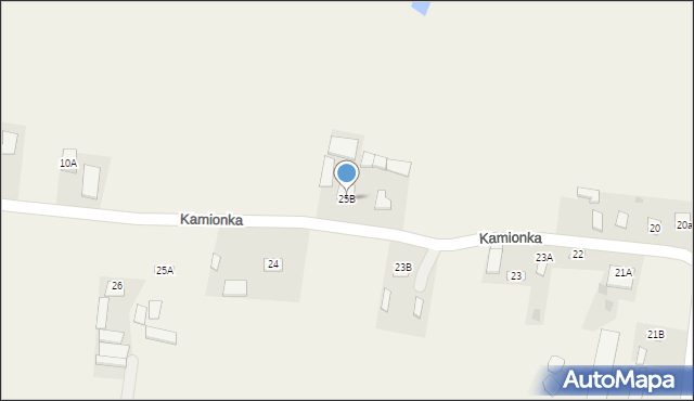 Kamionka, Kamionka, 25B, mapa Kamionka