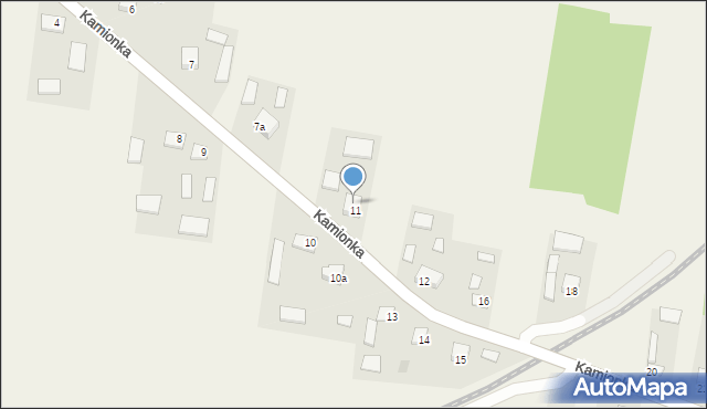 Kamionka, Kamionka, 11a, mapa Kamionka