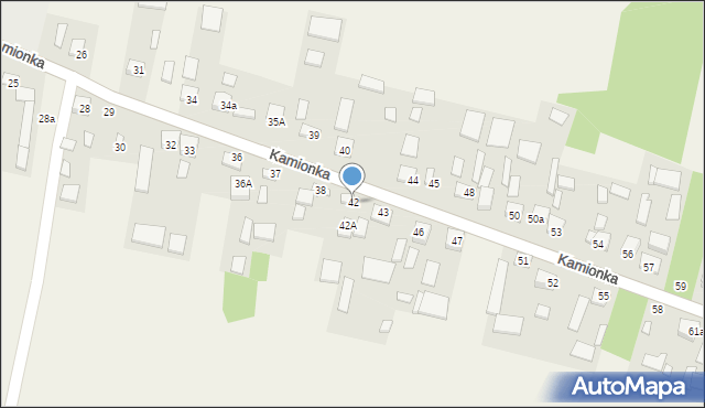 Kamionka, Kamionka, 42, mapa Kamionka