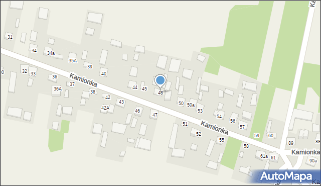 Kamionka, Kamionka, 48, mapa Kamionka