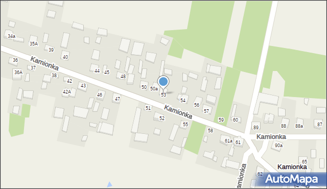 Kamionka, Kamionka, 53, mapa Kamionka