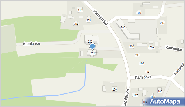 Kamionka, Kamionka, 201, mapa Kamionka