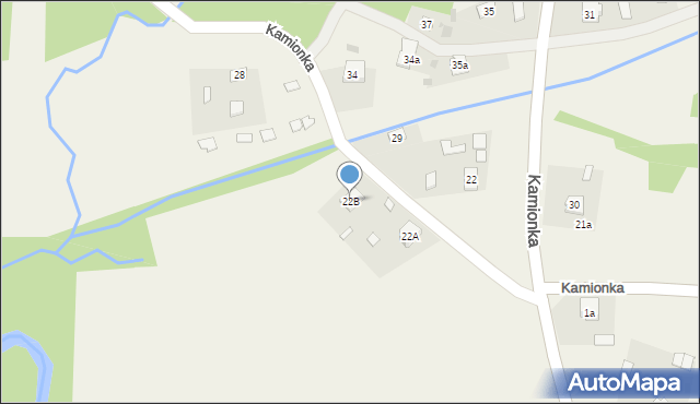 Kamionka, Kamionka, 22B, mapa Kamionka
