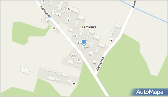 Kamionka, Kamionka, 4, mapa Kamionka