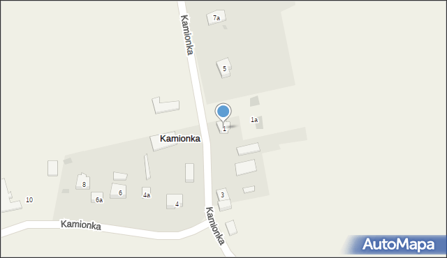 Kamionka, Kamionka, 1, mapa Kamionka