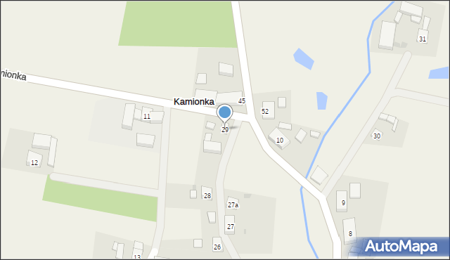 Kamionka, Kamionka, 29, mapa Kamionka