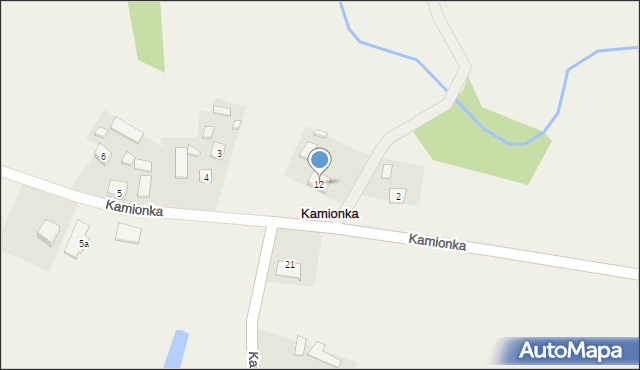 Kamionka, Kamionka, 12, mapa Kamionka