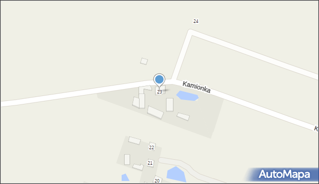 Kamionka, Kamionka, 23, mapa Kamionka