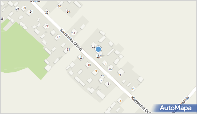 Kamionka Dolna, Kamionka Dolna, 10A, mapa Kamionka Dolna