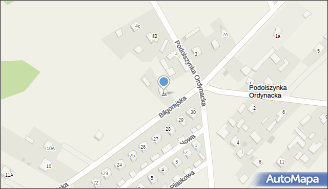 Kamionka-Kolonia, Kamionka-Kolonia, 4a, mapa Kamionka-Kolonia