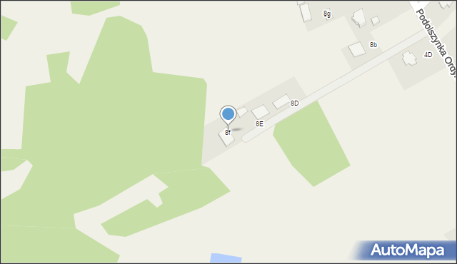 Kamionka-Kolonia, Kamionka-Kolonia, 8f, mapa Kamionka-Kolonia