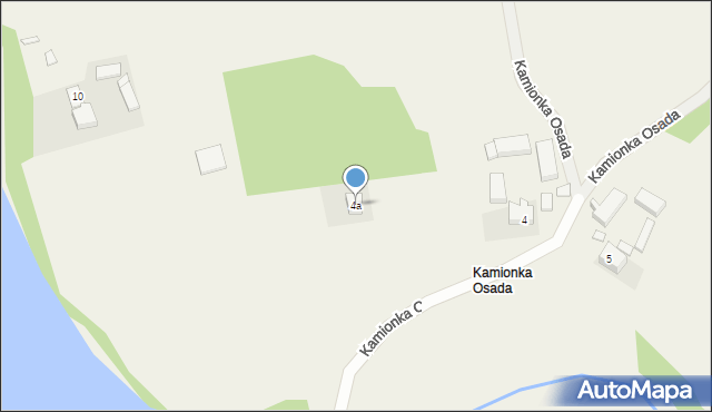 Kamionka Osada, Kamionka Osada, 4a, mapa Kamionka Osada