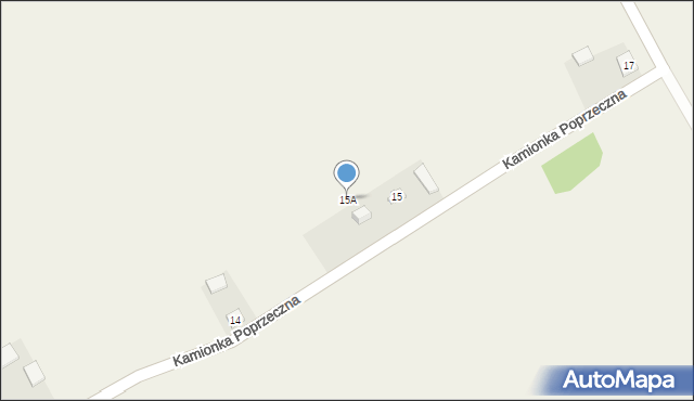 Kamionka Poprzeczna, Kamionka Poprzeczna, 15A, mapa Kamionka Poprzeczna