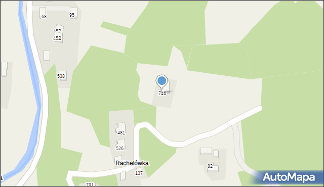 Kamionka Wielka, Kamionka Wielka, 746, mapa Kamionka Wielka