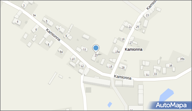 Kamionna, Kamionna, 13, mapa Kamionna