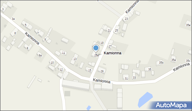 Kamionna, Kamionna, 15a, mapa Kamionna