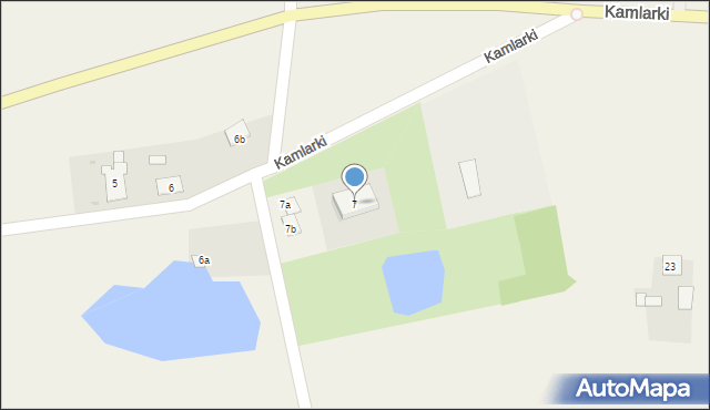 Kamlarki, Kamlarki, 7, mapa Kamlarki