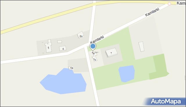 Kamlarki, Kamlarki, 7a, mapa Kamlarki