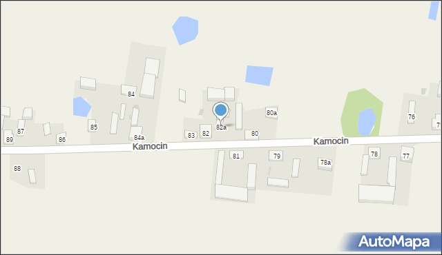 Kamocin, Kamocin, 82a, mapa Kamocin