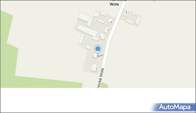 Kamocka Wola, Kamocka Wola, 2A, mapa Kamocka Wola