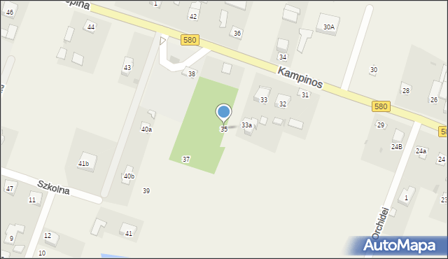 Kampinos A, Kampinos A, 35, mapa Kampinos A