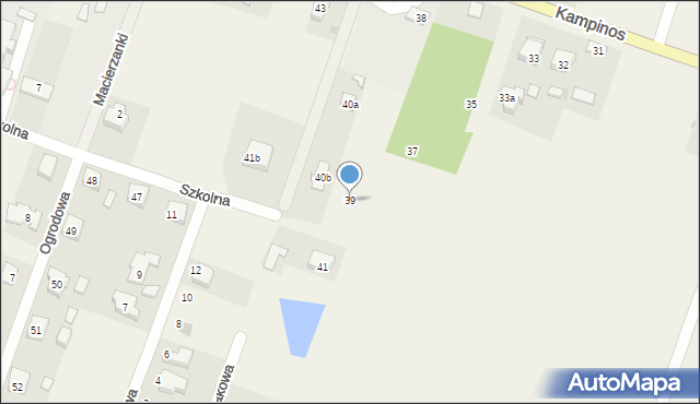 Kampinos A, Kampinos A, 39, mapa Kampinos A