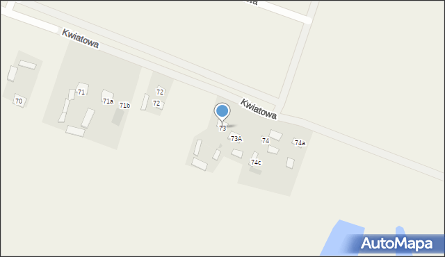 Kampinos A, Kampinos A, 73, mapa Kampinos A