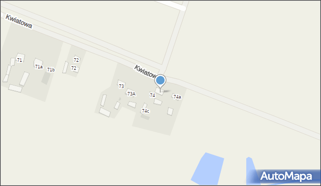 Kampinos A, Kampinos A, 74b, mapa Kampinos A