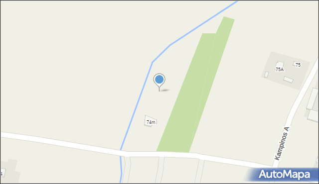 Kampinos A, Kampinos A, 74k, mapa Kampinos A