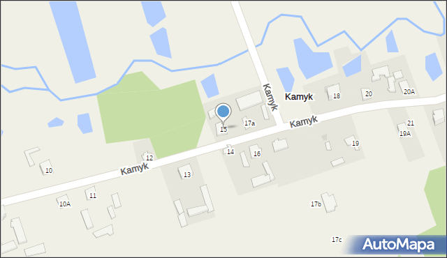Kamyk, Kamyk, 15, mapa Kamyk