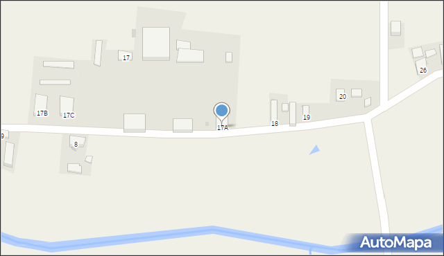 Kanclerzowice, Kanclerzowice, 17A, mapa Kanclerzowice