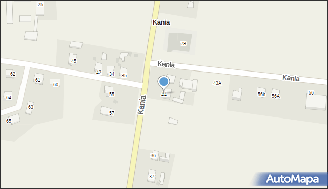 Kania, Kania, 44, mapa Kania