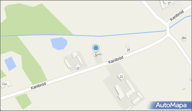Kanibród, Kanibród, 24, mapa Kanibród
