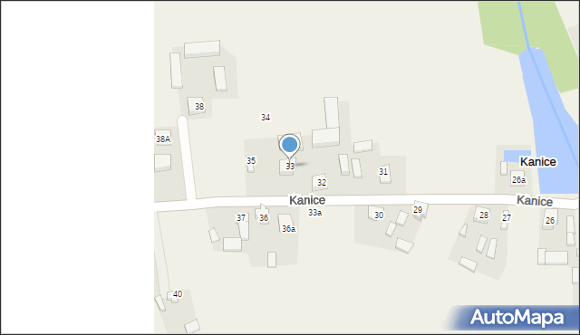 Kanice, Kanice, 33, mapa Kanice
