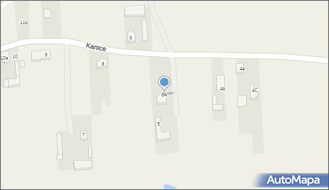 Kanice, Kanice, 6A, mapa Kanice