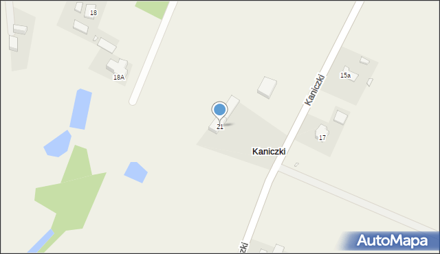 Kaniczki, Kaniczki, 21, mapa Kaniczki