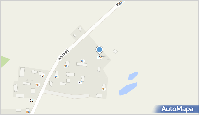 Kaniuki, Kaniuki, 100, mapa Kaniuki